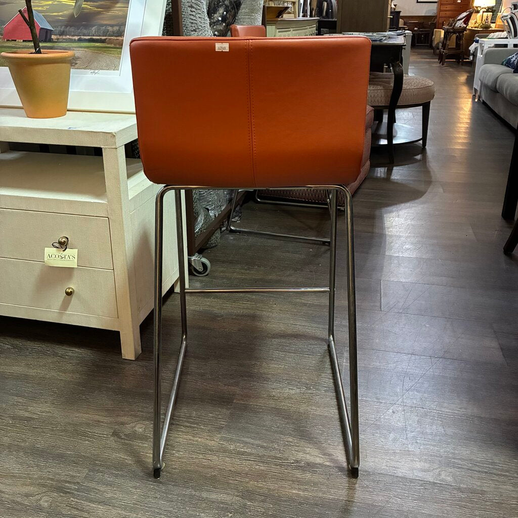 Bernhard Vegan Leather Stool - Acosta's Home