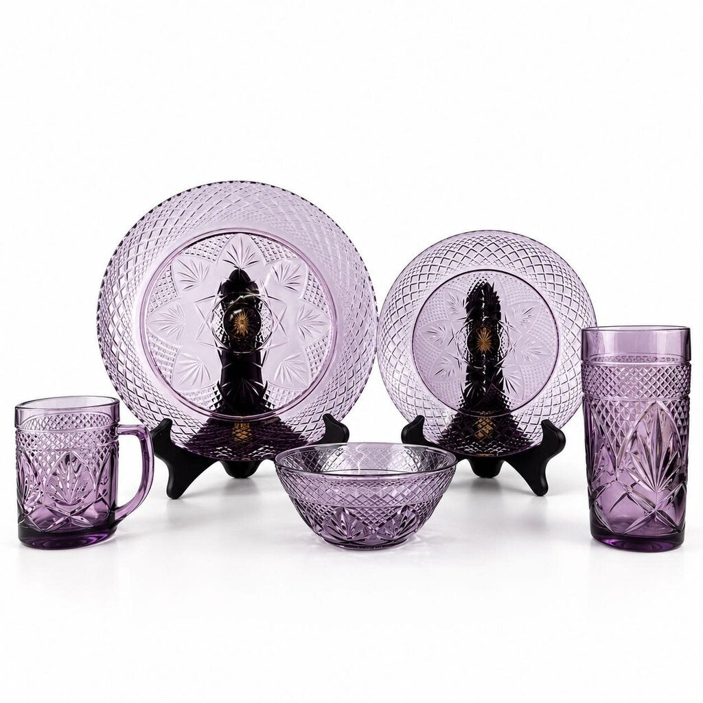 5 Piece / 6 Piece Glass Dish Set - Acosta's Home