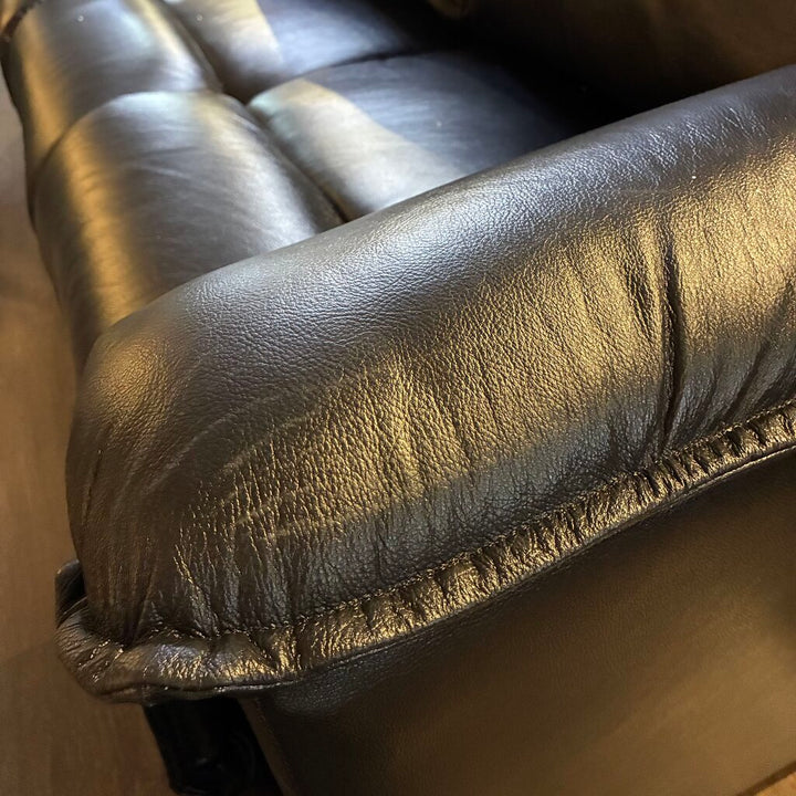 Orig. Price $6,649 - Jay Powered Reclining Leather Sofa w/ Remote - Acosta's Home