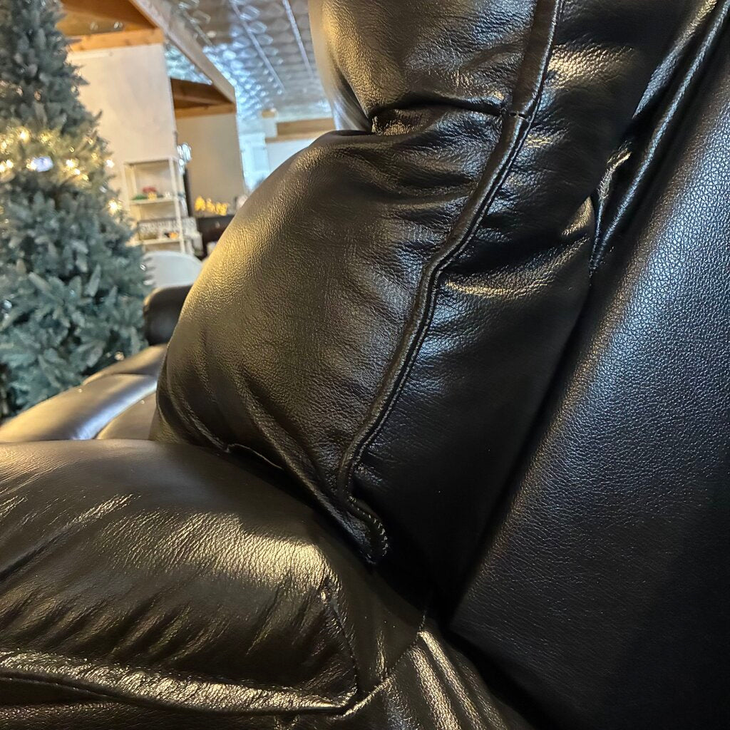 Orig. Price $6,649 - Jay Powered Reclining Leather Sofa w/ Remote - Acosta's Home