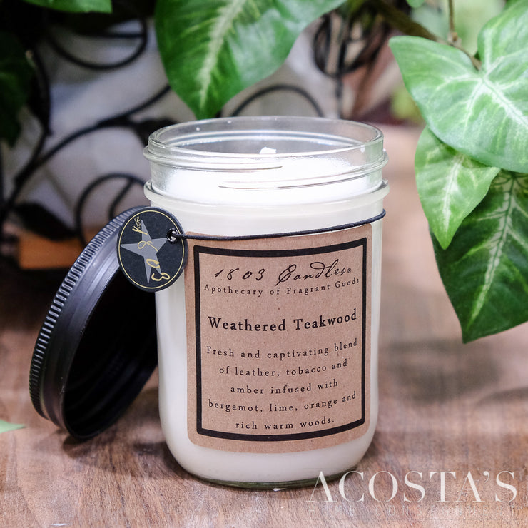 1803 Jar Candle - Weathered Teakwood