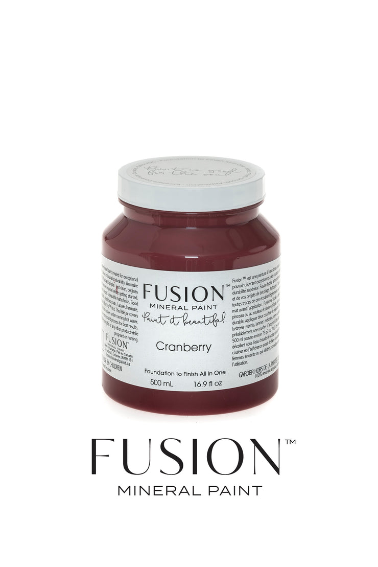 Fusion Mineral Paint-CRANBERRY (Pint) - Acosta's Home