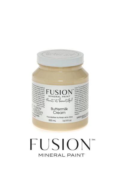 Fusion Mineral Paint-BUTTERMILK CREAM (Pint) - Acosta's Home