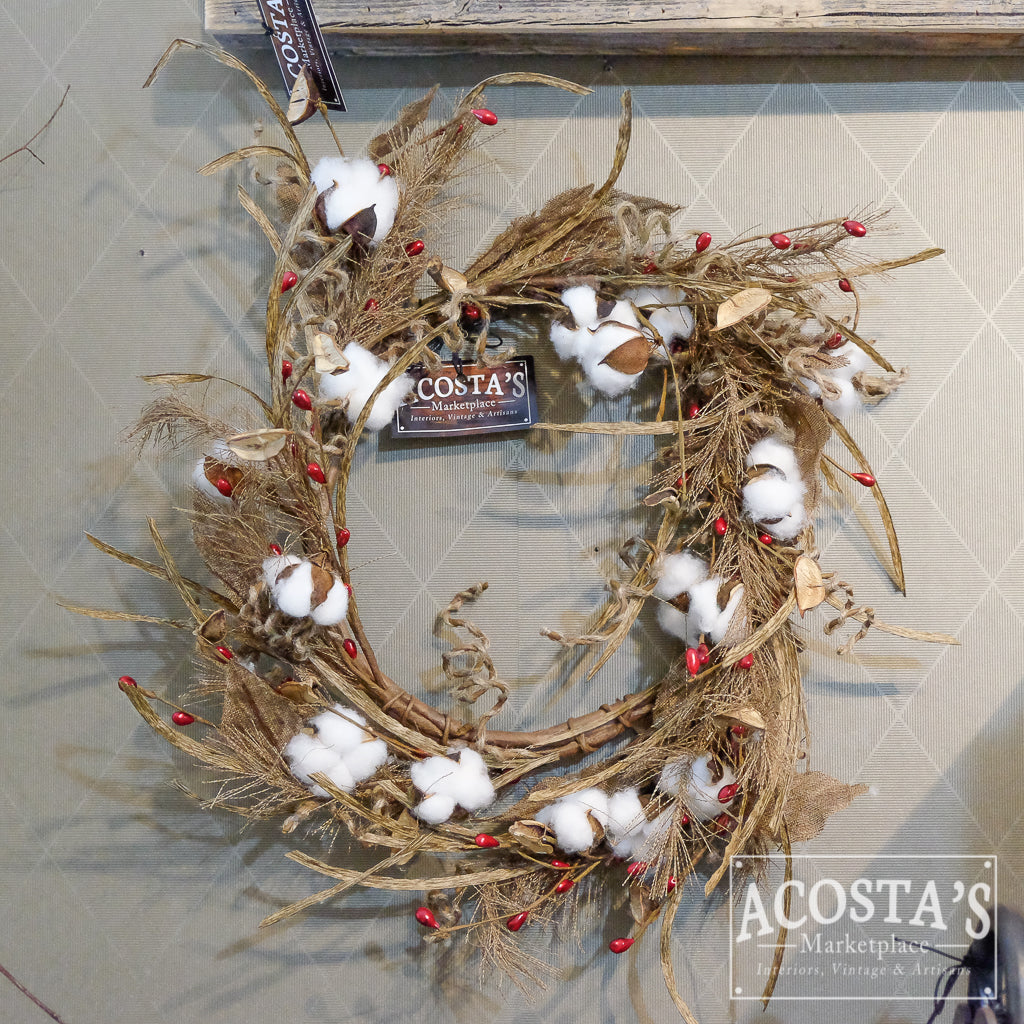 Farmhouse Wreath - Acosta's Home