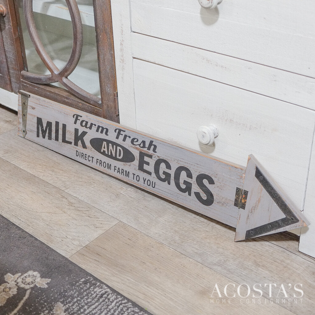 Wood & Metal Wall Sign 66" - Acosta's Home