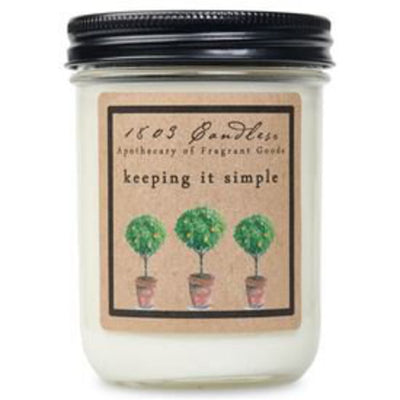 1803 Jar Candle - Keeping It Simple