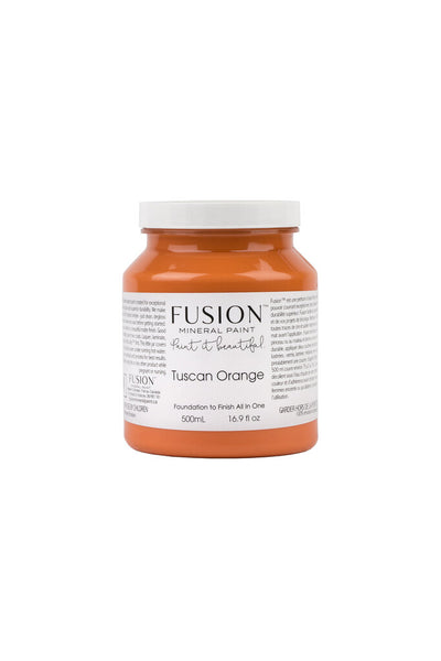 Fusion Mineral Paint-TUSCAN ORANGE (Pint) - Acosta's Home