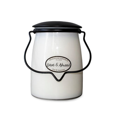Milkhouse Jar Candle - Linen and Ashwood - Acosta's Home