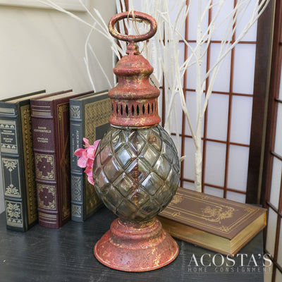 Quilted Rustic Lantern - Acosta's Home