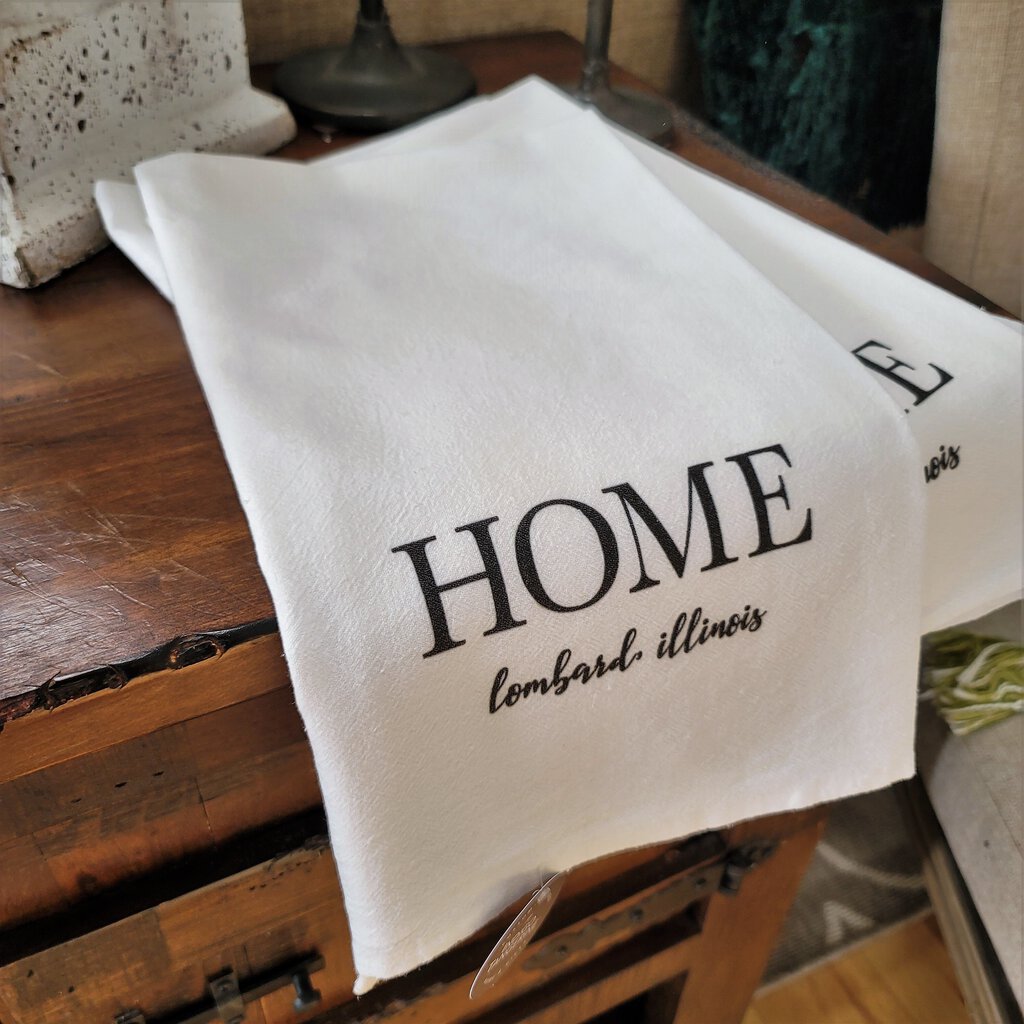 Home Lombard IL Cotton Tea Towel - Acosta's Home