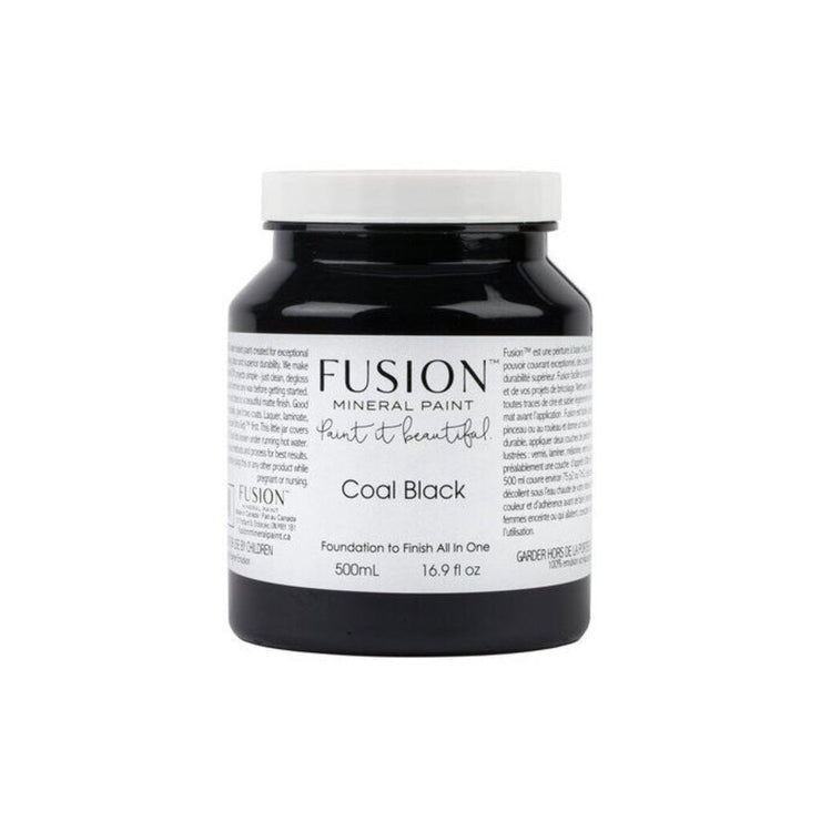 Fusion Mineral Paint - Coal Black 16.9oz.