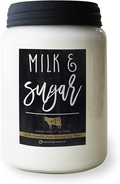 Milkhouse Mason Jar Candle - Milk & Sugar