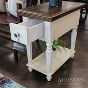 (BRAND NEW) Chairside End Table w/ Drawer