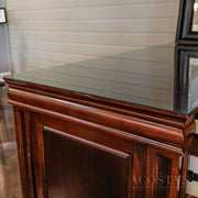 Orig. Price $1,529 - Executive L-Shaped Desk w/ Glass Top