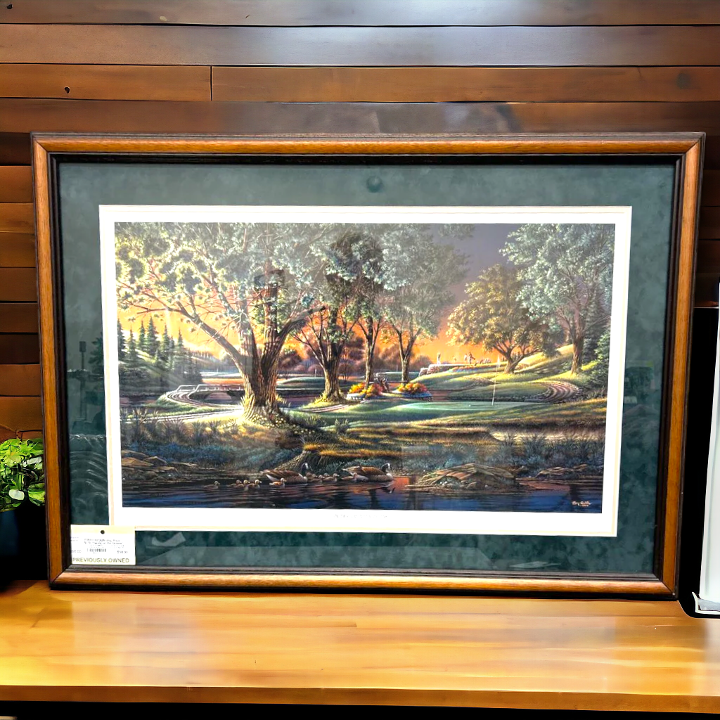 Orig. Price $375 - "Spring on the Greens" Lithograph