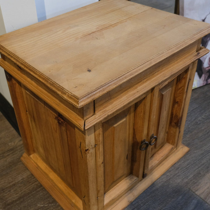 Antique Side Table Cabinet with Drawer