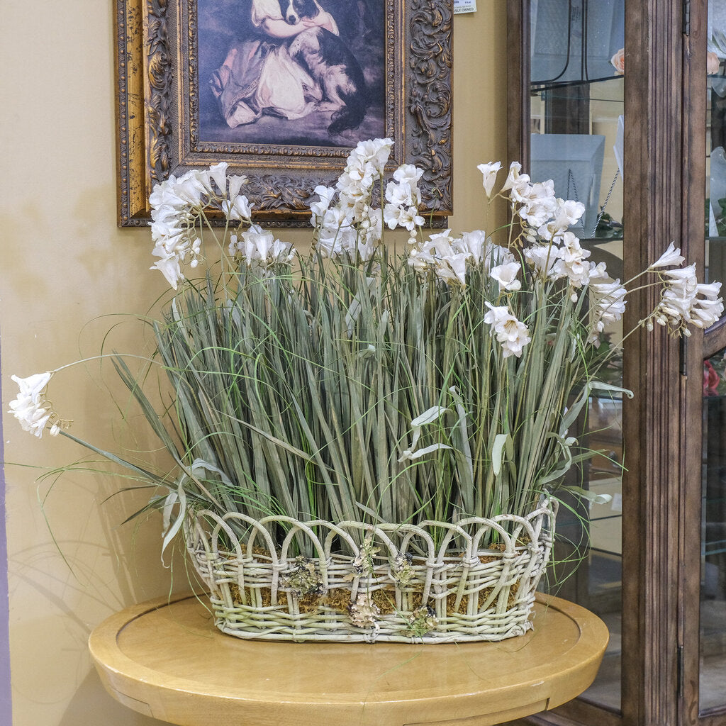Freesia Floral Arrangement in Basket