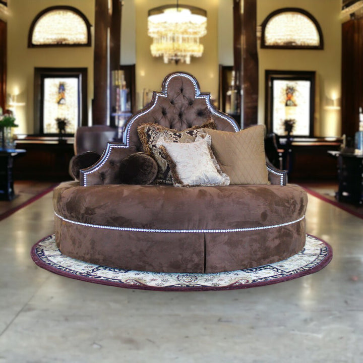 Orig Price - $8000 - Round Sofa Foyer Seating