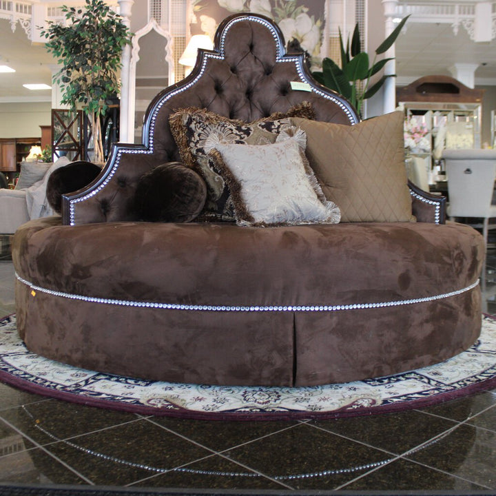 Orig Price - $8000 - Round Sofa Foyer Seating