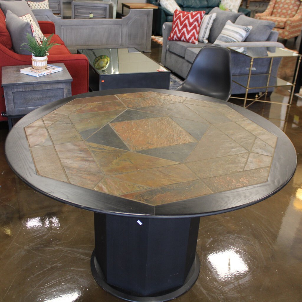 Round Table w/ Stone Inlay