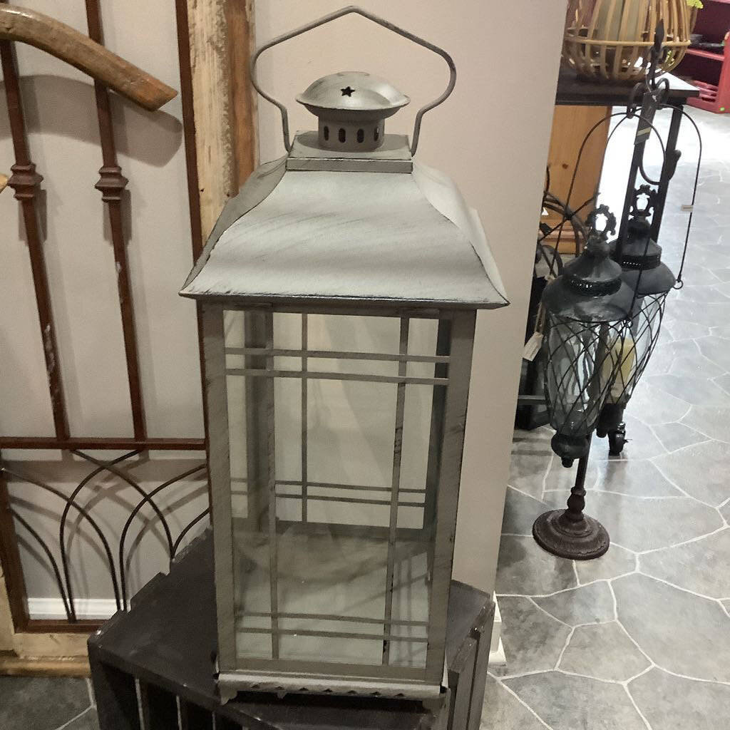 Large Metal/Glass Lantern