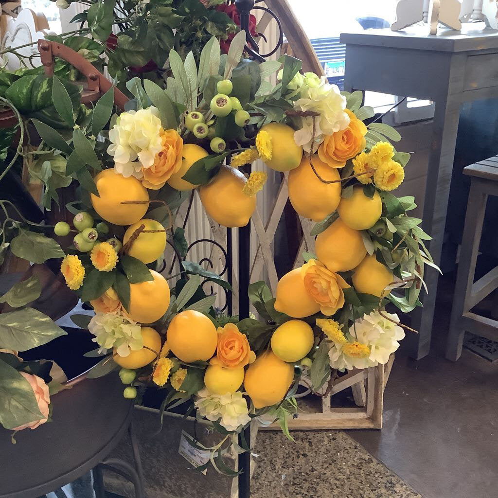 Lemon Mixed Wreath