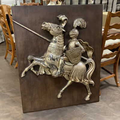 Wall Mounted Knight on Horse
