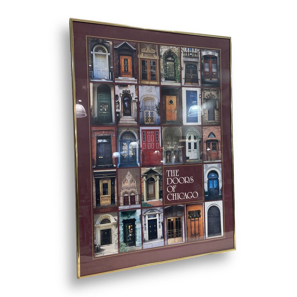 "Doors of Chicago" Framed Poster