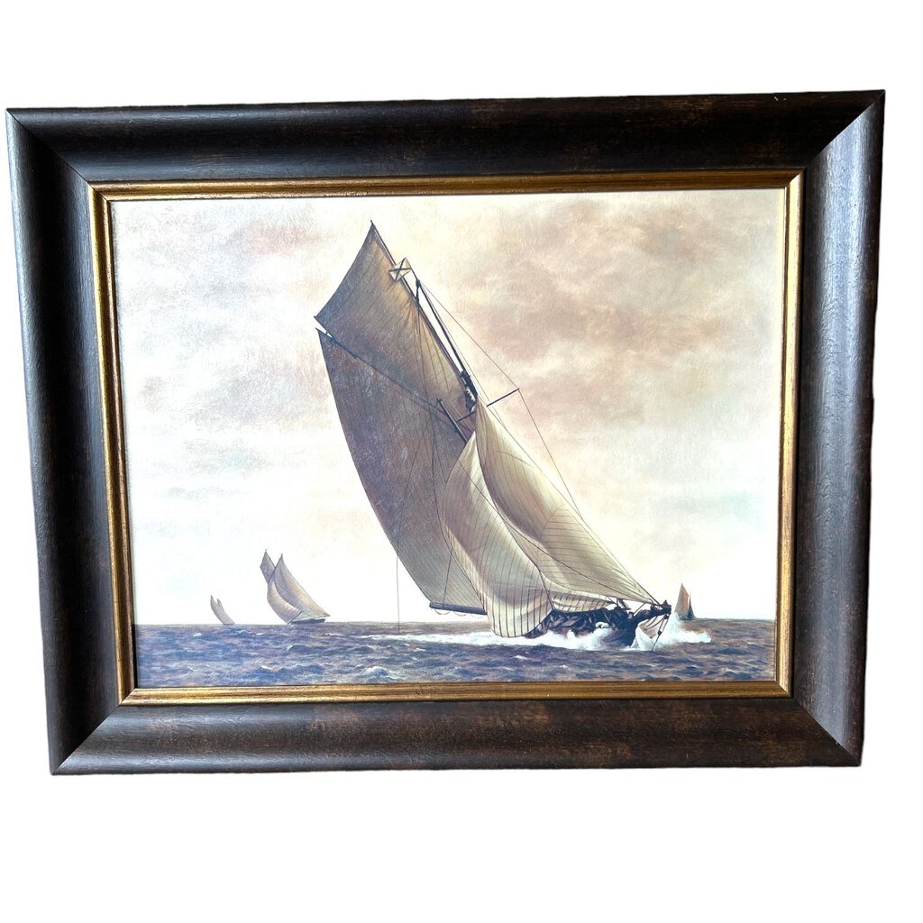 Sailboats Canvas Print - Newport 1903