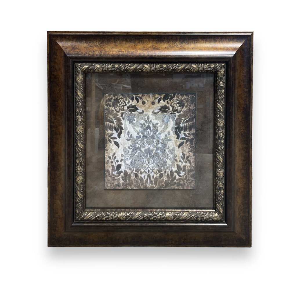 Orig. Price $197 - "Noir Nouveau 1" Framed Art