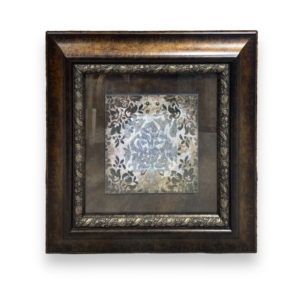 Orig. Price $197 - "Noir Nouveau 2" Framed Art