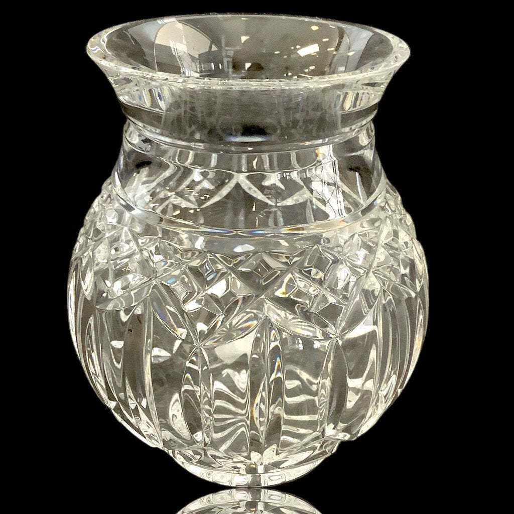 Round Crystal Lismore Vase