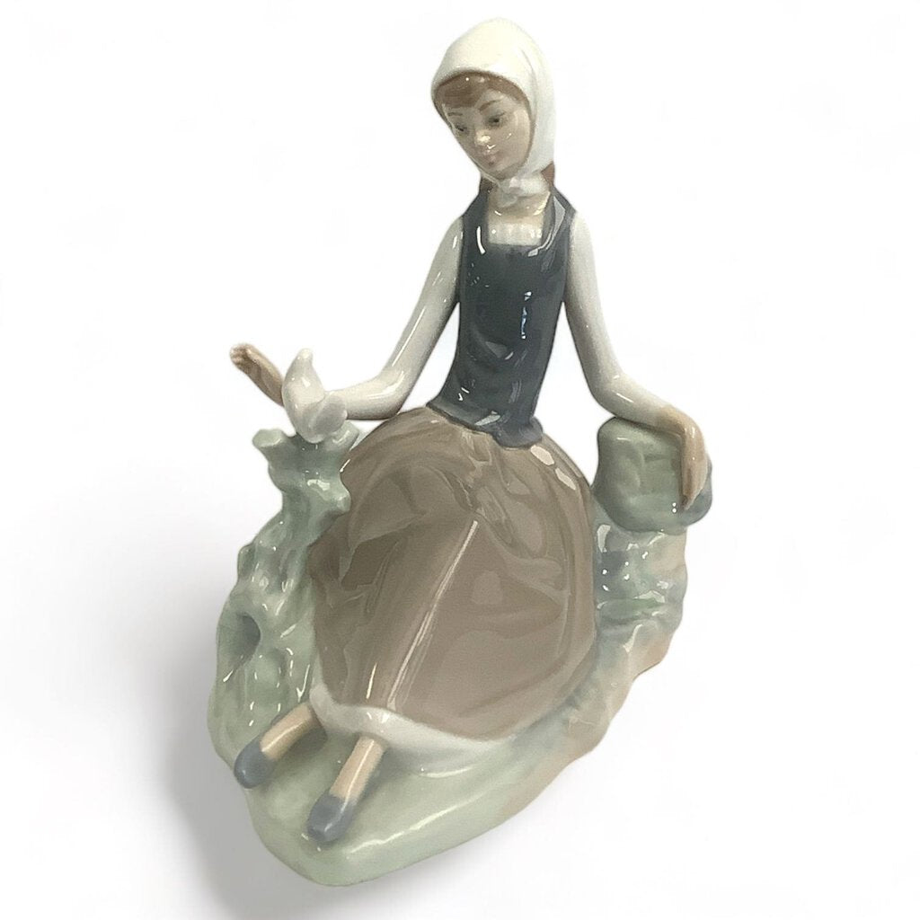 "Shepherdess w/Dove" Porcelain Figurine #4660